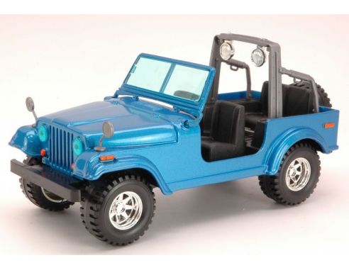 Bburago BU22033BL JEEP WRANGLER 1997 BLUE 1:24 Modellino