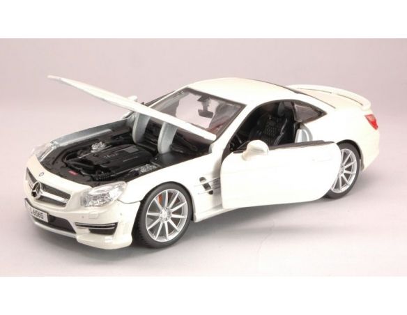 Bburago BU21066W MERCEDES SL 65 AMG 2009 WHITE 1:24 Modellino