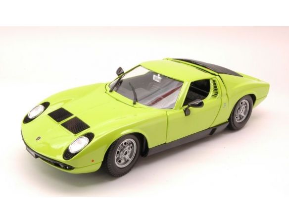 Bburago BU12072GR LAMBORGHINI MIURA 1968 GREEN 1:18 Modellino