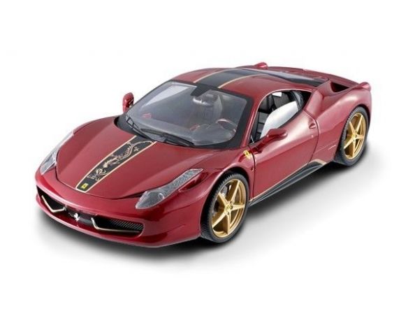 Hot Wheels HWBCK12 FERRARI 458 ITALIA CHINA EDITION RED 1:18 Modellino