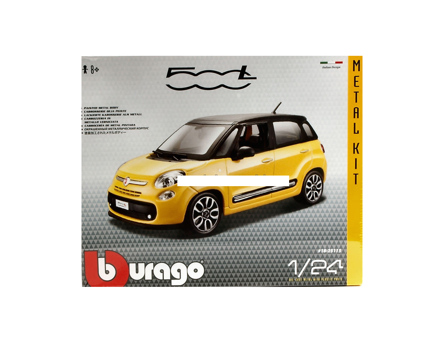 Bburago BU25115 FIAT 500L 2013 KIT 124 Modellino