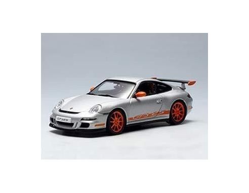 Auto Art / Gateway AA57914 PORSCHE 997 GT 3 RS SILVER/OR.1:43 Modellino