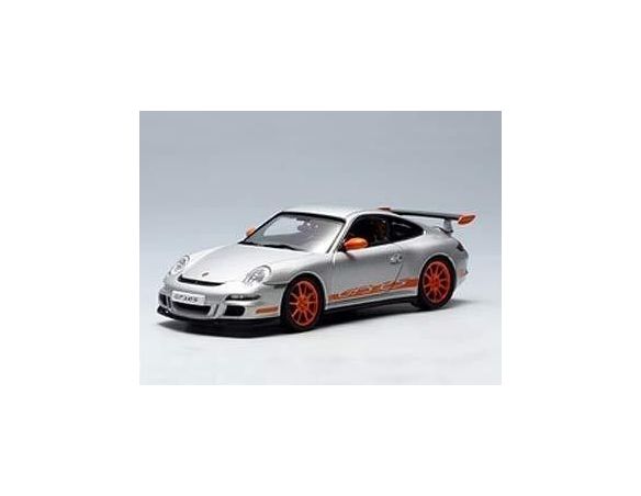 Auto Art / Gateway AA57914 PORSCHE 997 GT 3 RS SILVER/OR.1:43 Modellino