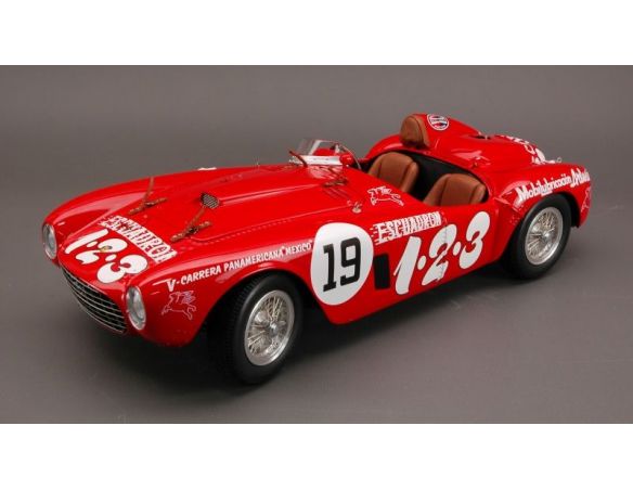 BBR BBR18004 FERRARI 375 PLUS N.19 WINNER CARRERA MEXICO 1954 U.MAGLIOLI 1:18 Modellino