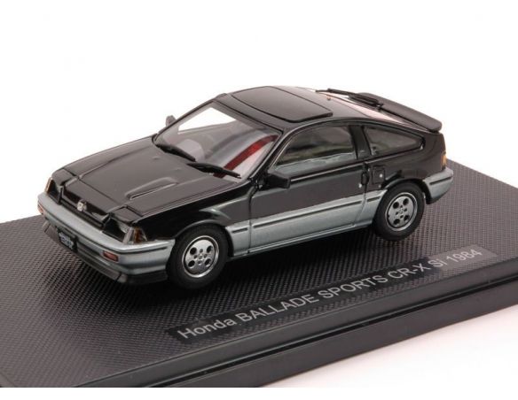 Ebbro EB44372 HONDA BALLADE SPORTS CR-X Si 1984 BLACK 1:43 Modellino