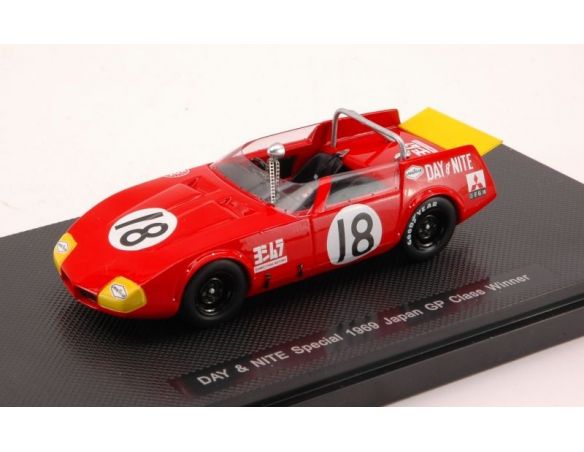 Ebbro EB44273 DAY & NITE SPL N.18 JAPAN GP 1969 CLASS WINNER 1:43 Modellino