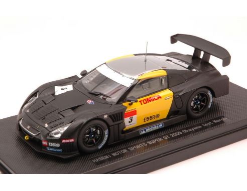 Ebbro EB44270 NISSAN HASEMI GT-R N.3 OKAYAMA TEST MARCH SUPER GT 2009 1:43 Modellino