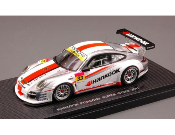 Ebbro EB44540 PORSCHE 997 GT3 N.33 HANKOOK SUPER GT 300 2011 1:43 Modellino