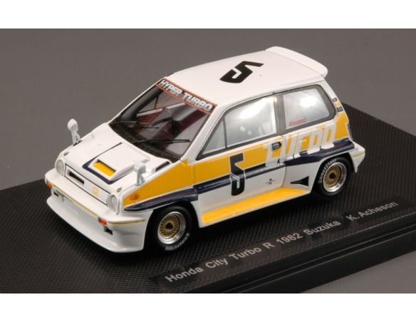 Ebbro EB44473 HONDA CITY TURBO R N.5 SUZUKA 1982 K.ACHESON 1:43 Modellino