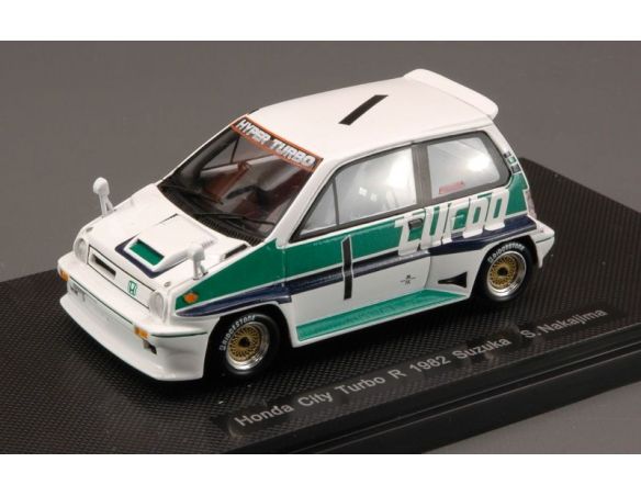 Ebbro EB44469 HONDA CITY TURBO R N.1 SUZUKA 1982 S.NAKAJIMA 1:43 Modellino