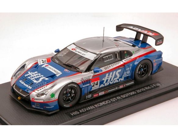 Ebbro EB44444 NISSAN GT-R N.24 FUJI 2010 1:43 Modellino