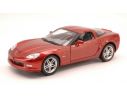 Yat Ming YM24207AM CHEVROLET CORVETTE Z 06 2007 AMARANT RED 1:24 Modellino