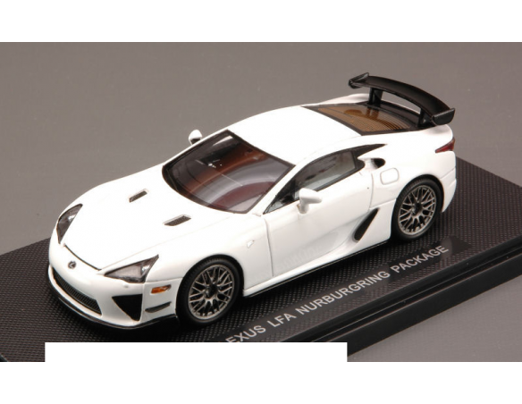 Ebbro EB44637 LEXUS LFA ALLESTIMENTO NURBURGRING  WHITE 1:43 Modellino