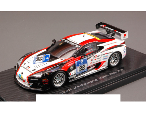 Ebbro EB44635 LEXUS LFA N.88 24 H NURBURGRING 2011 1:43 Modellino