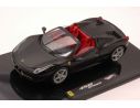 Hot Wheels HWW1184 FERRARI 458 SPIDER 2011 MATT BLACK 1:43 Modellino