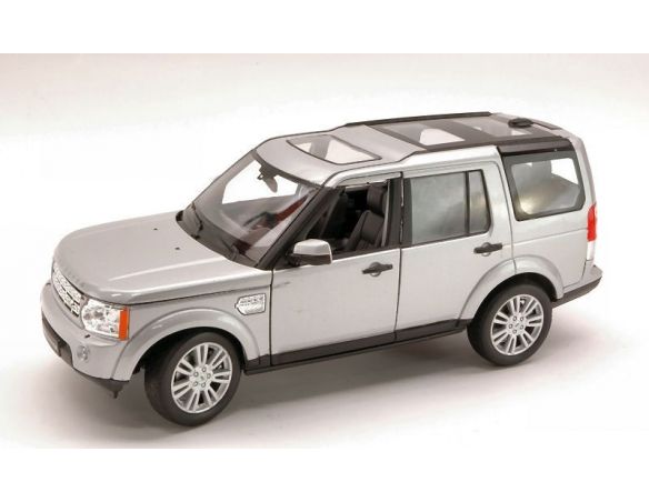 Welly WE3797 LAND ROVER DISCOVERY 4 2010 SILVER 1:24 Modellino