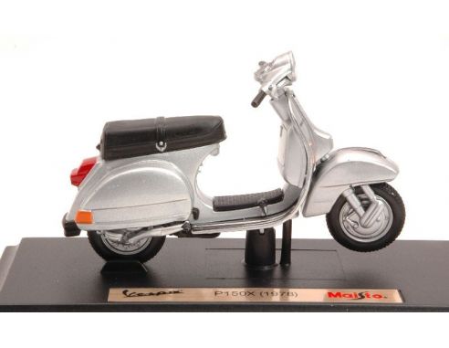Maisto MI4272Z VESPA P150X 1978 SILVER 1:18 Modellino