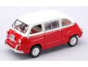 Norev NV770052 FIAT 600 MULTIPLA ROUGE/BLANC 1:43 Modellino