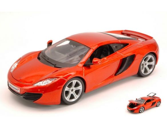 BBURAGO BU21074O MC LAREN MP4-12C 2011 ORANGE METALLIC 1:24 Modellino