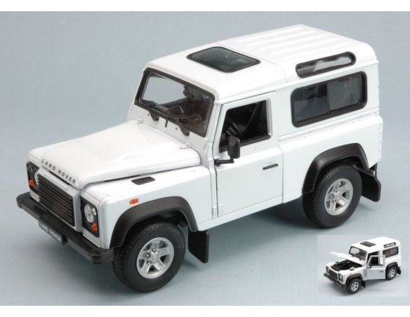 Welly WE0342 LAND ROVER DEFENDER 90 1984 WHITE 1:24 Modellino