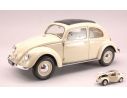 Welly WE0221 VW CLASSIC BEETLE 1952 CREAM 1:18 Modellino