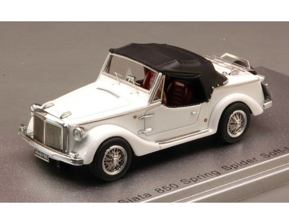 Kess Model KS43010021 FIAT 850 SIATA SPRING SPIDER 1967 WHITE ED.LIM.PCS 250 1:43 Modellino