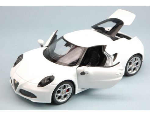 Welly WE0336 ALFA ROMEO 4C 2013 WHITE 1:24 Modellino