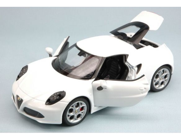 Welly WE0336 ALFA ROMEO 4C 2013 WHITE 1:24 Modellino