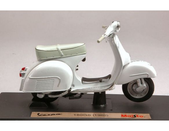 Maisto MI4344W VESPA 160GS 1962 WHITE 1:18 Modellino