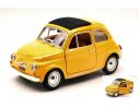 Bburago BU22098Y FIAT 500 F 1965 YELLOW 1:24 Modellino