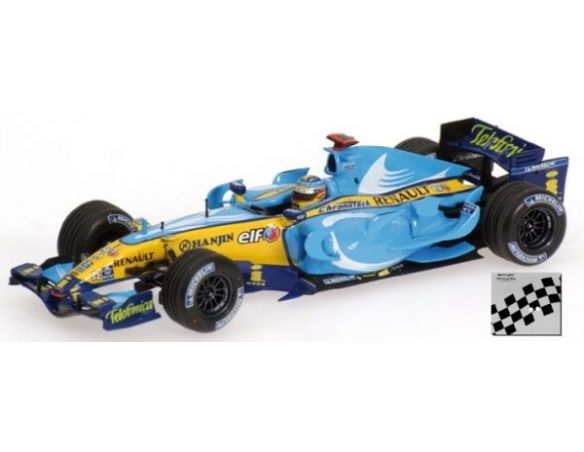 MINICHAMPS 433060201 RENAULT R26 F. ALONSO GP FRANCE WORLD CHAMPION 2006 Modellino