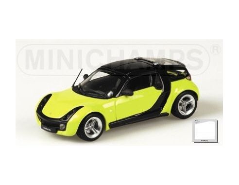 MINICHAMPS 433032120 SMART ROADSTER COUPE’ 2003 YELLOW & BLACK Modellino
