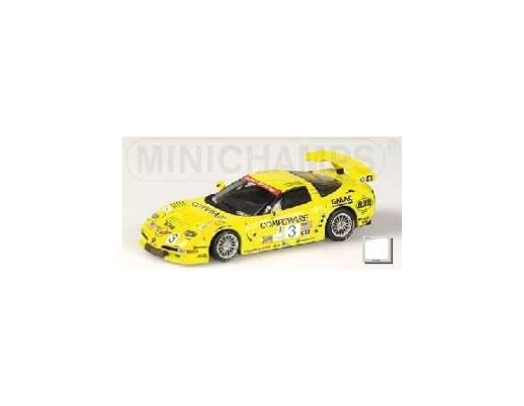MINICHAMPS 433031403 CHEVROLET CORVETTE C5-R GTS WINNER 12H SEBRING 2003 Modellino