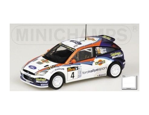 MINICHAMPS 433028904 FORD FOCUS WRC SAINZ WINNER RALLY ARGENTINA 2002 Modellino