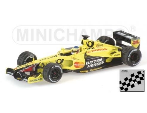 MINICHAMPS 433010012 JORDAN EJ12 J. TRULLI 2001 Modellino