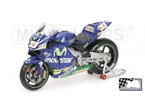 MINICHAMPS 123051033 HONDA RC211V MARCO MELANDRI TEAM TELEFONICA MOTOGP 2005 Modellino