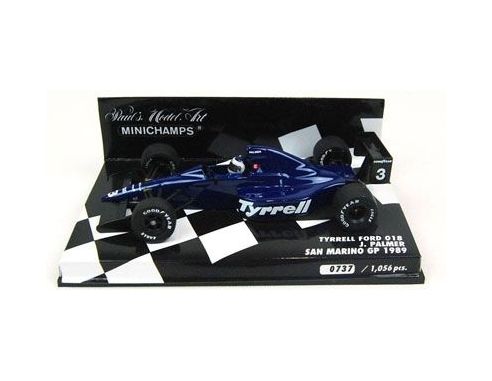 MINICHAMPS 400890003 TYRRELL FORD 018 J. PALMER 1989 Modellino