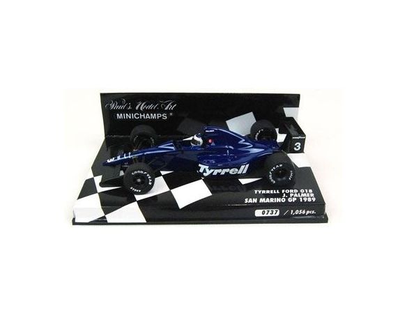 MINICHAMPS 400890003 TYRRELL FORD 018 J. PALMER 1989 Modellino