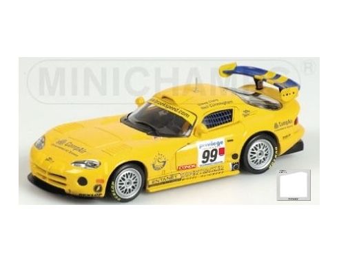 MINICHAMPS 433991499 DODGE VIPER GTS-R CLARK BRITISH GT CHAMPIONSHIP 1999 Modellino