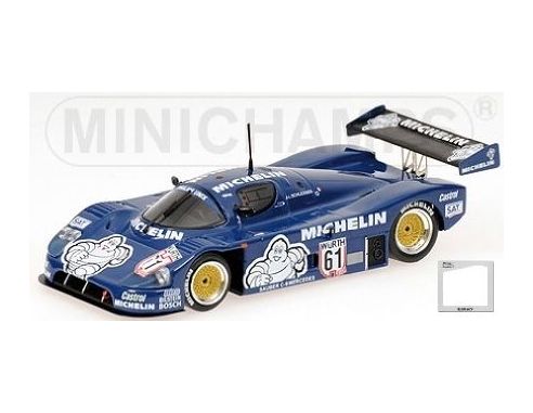 MINICHAMPS 433871061 SAUBER MERCEDES C9 MICHELIN 1987 J. L. SCHLESSER Modellino