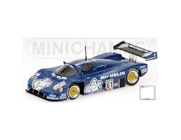 MINICHAMPS 433871061 SAUBER MERCEDES C9 MICHELIN 1987 J. L. SCHLESSER Modellino