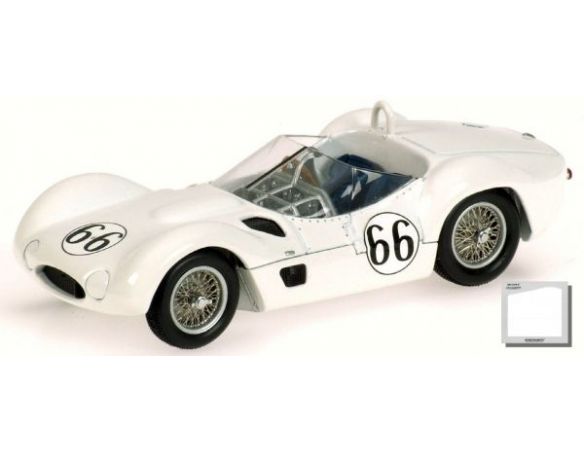 MINICHAMPS 433601266 MASERATI TIPO 61 JIM HALL NASSAU SPEED WEEK 1960 Modellino