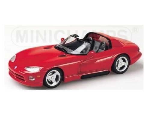 MINICHAMPS 433144032 DODGE VIPER GTS CABRIO 1993 RED Modellino