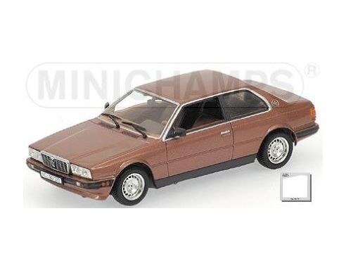 MINICHAMPS 433123500 MASERATI BITURBO 1982 COPPER METALLIC Modellino