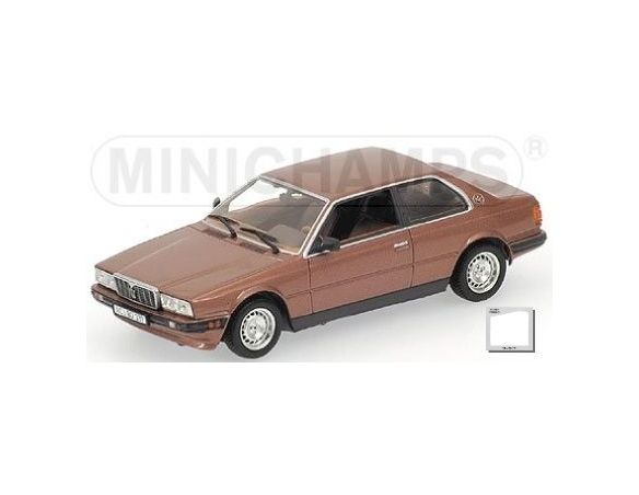 MINICHAMPS 433123500 MASERATI BITURBO 1982 COPPER METALLIC Modellino