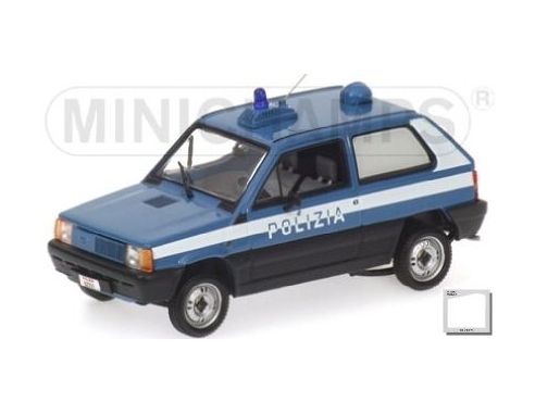 MINICHAMPS 433121490 FIAT PANDA 1980 POLIZIA ITALIANA Modellino