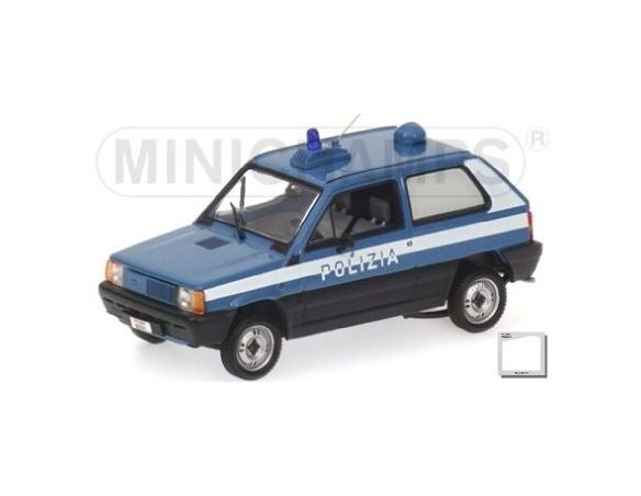 MINICHAMPS 433121490 FIAT PANDA 1980 POLIZIA ITALIANA Modellino