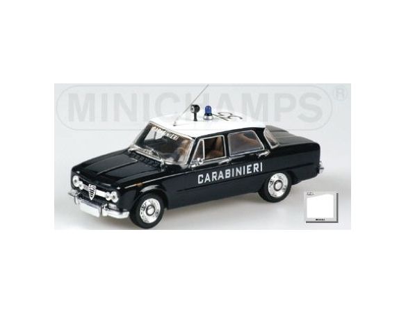 MINICHAMPS 433120990 ALFA ROMEO GIULIA CARABINIERI 1970 Modellino