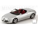 Minichamps PM433120330 A.ROMEO SPIDER 2003 SILVER 1:43 Modellino