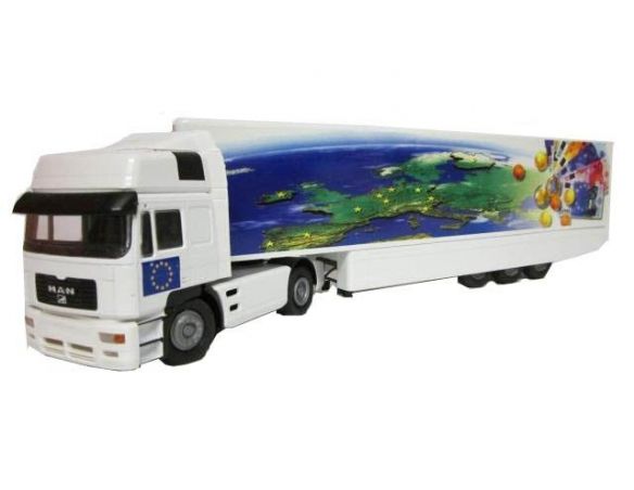 Conrad 6104/03 MAN E2000 TRUCK SEMITRAILER 1/50 Modellino